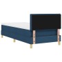 Cama con Base con Colchón Azul 80x200 cm Tela | Foro24.es | Tu tienda online para hogar, jardín y más Foro24.es
