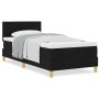 Cama con Base con Colchón Negra 90x190 cm Tela | Foro24.es | Tu tienda online para hogar, jardín y más Foro24.es