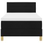 Cama con Base con Colchón Negra 90x190 cm Tela | Foro24.es | Tu tienda online para hogar, jardín y más Foro24.es