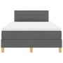 Cama con Somier con Colchón Gris Oscuro 120x190 cm Tela de , Camas y somieres - Ref: Foro24-3338826, Precio: 403,26 €, Descue...