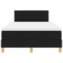 Cama con Resortes con Colchón Negro 120x190 cm Tela de , Camas y somieres - Ref: Foro24-3338827, Precio: 394,73 €, Descuento:...