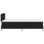 Cama con Resortes con Colchón Negro 120x190 cm Tela de , Camas y somieres - Ref: Foro24-3338827, Precio: 394,73 €, Descuento:...