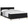 Cama con Box Spring y Colchón Negro 160x200 cm Tela | Foro24.es | Tu tienda online para hogar, jardín y más Foro24.es