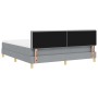 Cama con Base de Resortes y Colchón Gris Claro 180x200 cm Tela | Foro24.es | Tu tienda online para hogar, jardín y más Foro24.es
