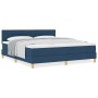 Cama con Base de Resortes y Colchón Azul 180x200 cm Tela | Foro24.es | Tu tienda online para hogar, jardín y más Foro24.es