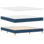 Cama con Base de Resortes y Colchón Azul 180x200 cm Tela | Foro24.es | Tu tienda online para hogar, jardín y más Foro24.es