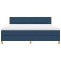 Cama con Base de Resortes y Colchón Azul 180x200 cm Tela | Foro24.es | Tu tienda online para hogar, jardín y más Foro24.es