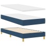 Cama con Box Spring con Colchón Azul 80x200 cm Tela | Foro24.es | Tu tienda online para hogar, jardín y más Foro24.es