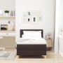Cama con Base con Colchón Marrón Oscuro 90x190 cm Tela | Foro24.es | Tu tienda online para hogar, jardín y más Foro24.es