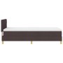Cama con Base con Colchón Marrón Oscuro 90x190 cm Tela | Foro24.es | Tu tienda online para hogar, jardín y más Foro24.es