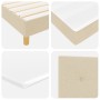 Cama con Somier con Colchón Crema 90x190 cm Tela de , Camas y somieres - Ref: Foro24-3338886, Precio: 311,58 €, Descuento: -5%%