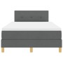 Cama Box Spring con Colchón Gris Oscuro 120x190 cm Tela de , Camas y somieres - Ref: Foro24-3338903, Precio: 401,19 €, Descue...
