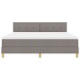 Cama con Box Spring con Colchón Taupe 180x200 cm Tela de , Camas y somieres - Ref: Foro24-3338941, Precio: 548,78 €, Descuent...