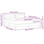 Cama con Box Spring con Colchón Taupe 180x200 cm Tela de , Camas y somieres - Ref: Foro24-3338941, Precio: 548,78 €, Descuent...