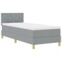 Cama con Resortes y Colchón Gris Claro 80x200 cm | Foro24.es | Tu tienda online para hogar, jardín y más Foro24.es