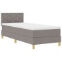 Cama con Somier con Colchón Taupe 80x200 cm Tela | Foro24.es | Tu tienda online para hogar, jardín y más Foro24.es