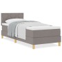 Cama con Somier con Colchón Taupe 80x200 cm Tela | Foro24.es | Tu tienda online para hogar, jardín y más Foro24.es