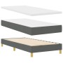 Cama con somier con colchón gris oscuro 90x200 cm tela | Foro24.es | Tu tienda online para hogar, jardín y más Foro24.es