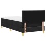 Cama de Box Spring con Colchón Negra 100x200 cm Tela | Foro24.es | Tu tienda online para hogar, jardín y más Foro24.es