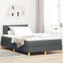 Cama con Box Spring y Colchón Gris Oscuro 120x190 cm Tela de , Camas y somieres - Ref: Foro24-3338980, Precio: 404,01 €, Desc...