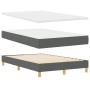 Cama con Box Spring y Colchón Gris Oscuro 120x190 cm Tela de , Camas y somieres - Ref: Foro24-3338980, Precio: 404,01 €, Desc...