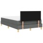 Cama con Box Spring y Colchón Gris Oscuro 120x190 cm Tela de , Camas y somieres - Ref: Foro24-3338980, Precio: 404,01 €, Desc...