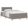 Cama con Base Resorte con Colchón Taupe 120x190 cm Tela | Foro24.es | Tu tienda online para hogar, jardín y más Foro24.es