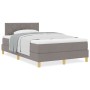 Cama con Base Resorte con Colchón Taupe 120x190 cm Tela | Foro24.es | Tu tienda online para hogar, jardín y más Foro24.es