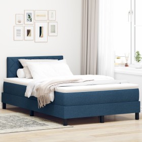 Comprar Cama con Base con Colchón Azul 120x200 cm