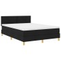 Cama Box Spring con Colchón Negro 140x200 cm Tela | Foro24.es | Tu tienda online para hogar, jardín y más Foro24.es