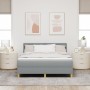 Cama con Base con Colchón Gris Claro 160x200 cm Tela | Foro24.es | Tu tienda online para hogar, jardín y más Foro24.es