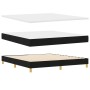 Cama con Box Spring con Colchón Negra 180x200 cm Tela | Foro24.es | Tu tienda online para hogar, jardín y más Foro24.es