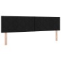 Cama con Box Spring con Colchón Negra 180x200 cm Tela | Foro24.es | Tu tienda online para hogar, jardín y más Foro24.es