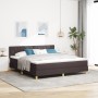 Cama Box Spring con Colchón Marrón Oscuro 180x200 cm Tela | Foro24.es | Tu tienda online para hogar, jardín y más Foro24.es