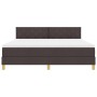 Cama Box Spring con Colchón Marrón Oscuro 180x200 cm Tela | Foro24.es | Tu tienda online para hogar, jardín y más Foro24.es
