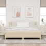 Cama con Box Spring con Colchón Crema 180x200 cm Tela | Foro24.es | Tu tienda online para hogar, jardín y más Foro24.es
