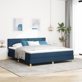 Comprar Base Tapizada con Colchón Azul 180x200 cm