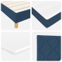 Base Tapizada con Colchón Azul 180x200 cm Tela | Foro24.es | Tu tienda online para hogar, jardín y más Foro24.es