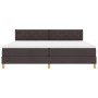 Cama con Somier y Colchón Marrón Oscuro 200x200 cm Tela de , Camas y somieres - Ref: Foro24-3339024, Precio: 608,75 €, Descue...