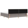 Cama Base de Muelles con Colchón Taupe 200x200 cm Tela | Foro24.es | Tu tienda online para hogar, jardín y más Foro24.es