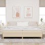 Cama con Box Spring con Colchón Crema 200x200 cm Tela | Foro24.es | Tu tienda online para hogar, jardín y más Foro24.es