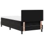 Cama Box Spring con colchón terciopelo negro 90x190 cm de , Camas y somieres - Ref: Foro24-3339076, Precio: 290,90 €, Descuen...