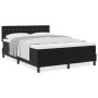 Cama Box Spring con colchón terciopelo negro 140x200 cm | Foro24.es | Tu tienda online para hogar, jardín y más Foro24.es