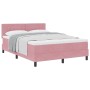 Cama Box Spring con colchón terciopelo rosa 160x200 cm | Foro24.es | Tu tienda online para hogar, jardín y más Foro24.es