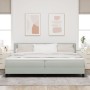 Cama Box Spring con colchón terciopelo gris claro 200x200 cm de , Camas y somieres - Ref: Foro24-3339128, Precio: 566,56 €, D...