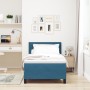 Cama Box Spring con colchón terciopelo azul oscuro 80x200 cm de , Camas y somieres - Ref: Foro24-3339138, Precio: 268,58 €, D...