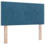 Cama Box Spring con colchón terciopelo azul oscuro 80x200 cm de , Camas y somieres - Ref: Foro24-3339138, Precio: 268,58 €, D...