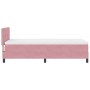 Cama Box Spring con colchón terciopelo rosa 80x200 cm de , Camas y somieres - Ref: Foro24-3339139, Precio: 274,02 €, Descuent...