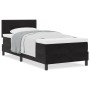 Cama Box Spring con colchón terciopelo negro 90x190 cm de , Camas y somieres - Ref: Foro24-3339142, Precio: 290,10 €, Descuen...