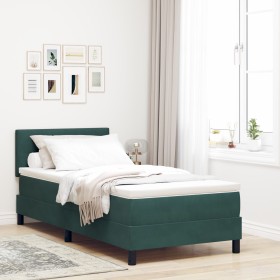 Comprar Cama Box Spring con colchón terciopelo